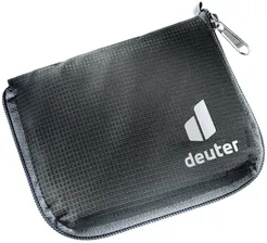 DEUTER Zip Wallet Black - Portfel zamykany na suwak