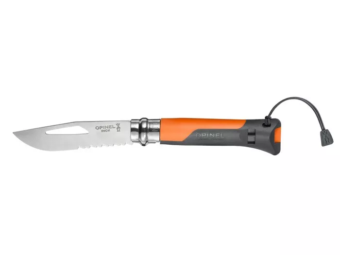 Opinel Outdoor N°08 - Orange - nóż składany - pomarańczowy