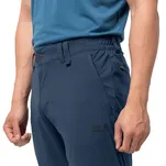 JACK WOLFSKIN Activate Light Men - thunder blue - Lekkie spodnie softshellowe męskie