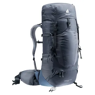 DEUTER Aircontact Lite 40+10 - black-marine - lekki plecak turystyczny