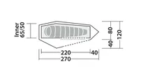 ROBENS Arrow Head - trekkingowy namiot jednoosobowy