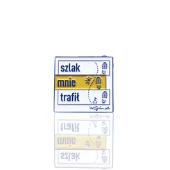 Metalowy pin turystyczny - Szlak mnie trafił