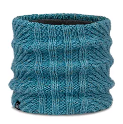 BUFF Bandana Knitted & Fleece Neckwarmer Akna - ciepły komin - Tourmaline