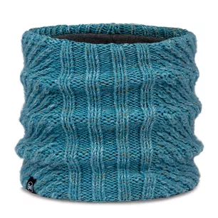 BUFF Bandana Knitted & Fleece Neckwarmer Akna - ciepły komin - Tourmaline