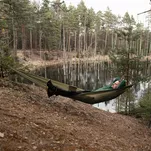 ALPINUS Camarasa - oliwkowy - hamak turystyczny - 5