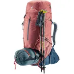 DEUTER Aircontact X 70+15 SL - redwood-ink - duży plecak wyprawowy / plecak turystyczny dla kobiet