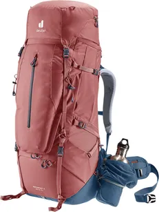 DEUTER Aircontact X 60+15 SL - redwood-ink - duży plecak wyprawowy / plecak turystyczny dla kobiet