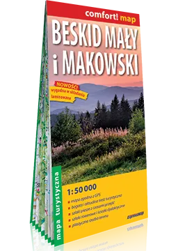 Mapa ExpressMap BESKID MAŁY i MAKOWSKI Laminowana