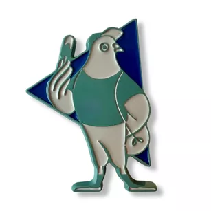 Pin metalowy - Mieszczuchy - Gołąb - PINSTORY