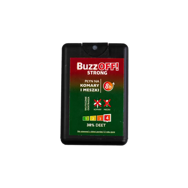 BuzzOff Strong - spray na komary i meszki 30% Deet - 20 ml