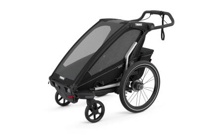 THULE Chariot Sport 1 - przyczepka rowerowa +  wózek spacerowy - Midnight Black