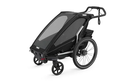 THULE Chariot Sport 1 - przyczepka rowerowa +  wózek spacerowy - Midnight Black