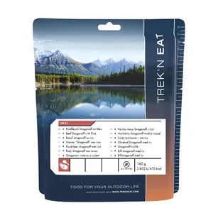 TREK'N EAT Strogonoff z Wołowiną i Ryżem MAŁY 160 g (540 g) - Żywność Liofilizowana