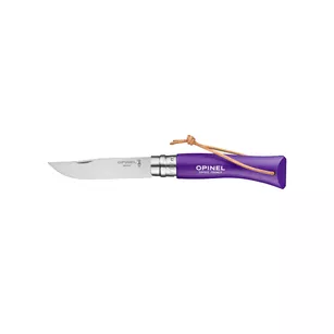 OPINEL Colorama Violet N°07 - składany nóż z rzemykiem
