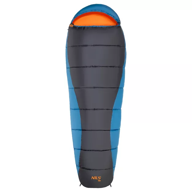 NILS NC2012 - śpiwór trzysezonowy - granatowo-pomarańczowy