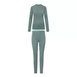 VIKING Damska bielizna termoaktywna Gasher Lady Merino Set - zielona