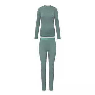 VIKING Damska bielizna termoaktywna Gasher Lady Merino Set - zielona