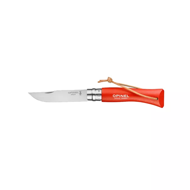 OPINEL Colorama Orange N°07 - składany nóż z rzemykiem