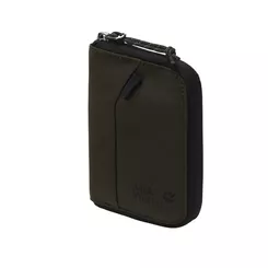 JACK WOLFSKIN Konya Wallet - Portfel składany na zamek - obsidian moss