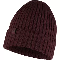 BUFF Czapka zimowa z merino Knitted Hat Norval - Maroon