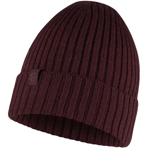 BUFF Czapka zimowa z merino Knitted Hat Norval - Maroon