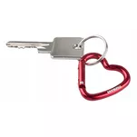 MUNKEES Zestaw 2 karabinków w kształcie serca - brelok - 2