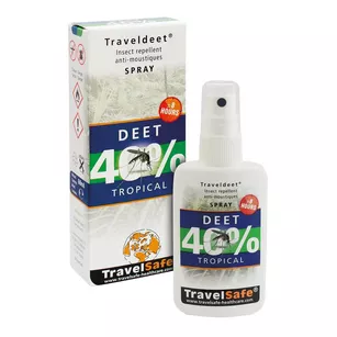 TRAVEL SAFE Spray odstraszający owady TravelDeet 40% - 100 ml
