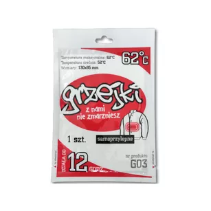 GRZEJKI Ogrzewacz jednorazowy do ciała - 1 sztuka