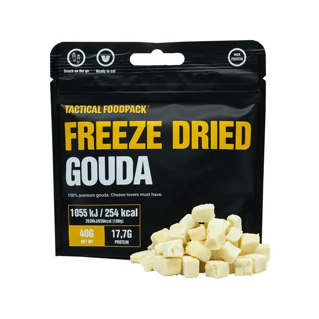 TACTICAL FOODPACK Liofilizowany ser Gouda – przekąska – 40 g