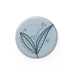 Button przypinka turystyczna / podróżnicza - liście