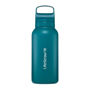 LIFESTRAW Go 2.0 - Butelka ze stali nierdzewnej z filtrem - 1000 ml - Laguna Teal