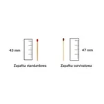 Zapałki survivalowe w plastikowym pudełku - 4