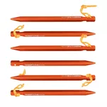 TICKET TO THE MOON Pegs Set 6 - lekkie śledzie aluminiowe do namiotu, tarpa