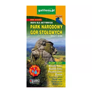 GALILEOS Mapa turystyczna - Park Narodowy Gór Stołowych - laminowana