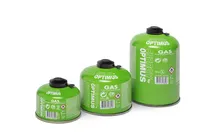 Dostępne pojemności butli gazowej Optimus: 100 g / 230 g / 450 g