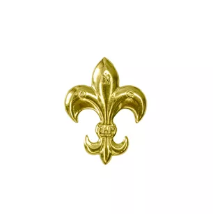 Lilijka harcerska ZHP złota na zatrzask