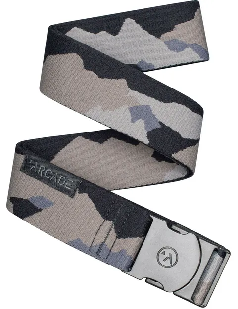 ARCADE Ranger (3,9 cm) Peaks / Camo Grey - Pasek elastyczny pasek do spodni