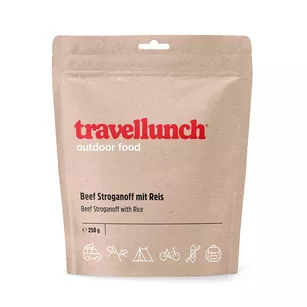 TRAVELLUNCH Beef Stroganoff - porcja podwójna - 950 g - żywność liofilizowana