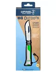 Opinel Outdoor N°08 - Fluo Green - nóż składany - zielony - 5