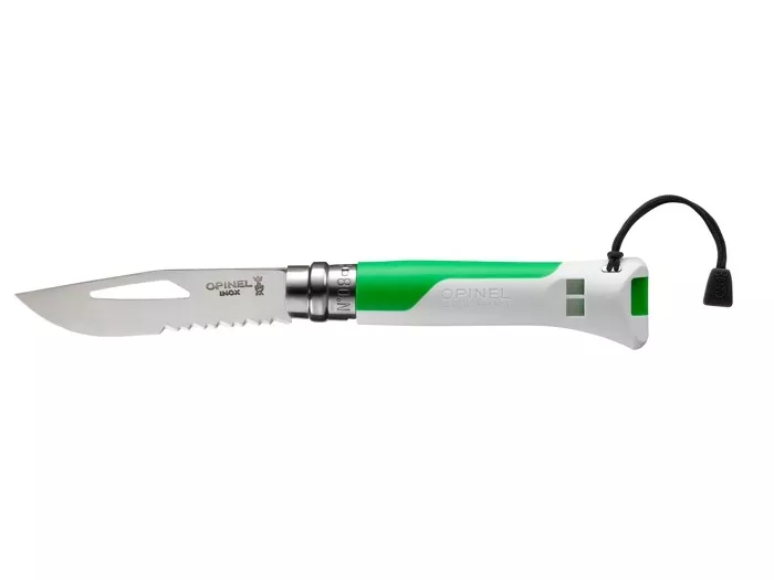 Opinel Outdoor N°08 - Fluo Green - nóż składany - zielony
