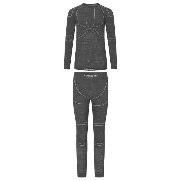 VIKING Męska bielizna termoaktywna  Lan Pro Man Set - grafitowa