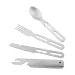 TATONKA Niezbędnik stalowy 4-częściowy - Cutlery Set II - 2