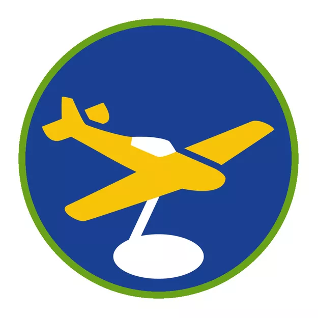 Sprawność harcerska Modelarz redukcyjny / Modelarka redukcyjna - zielone obszycie - reforma SIM - System Identyfikacji Metodycznej