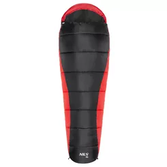 NILS NC2012 - śpiwór trzysezonowy - czarno-czerwony