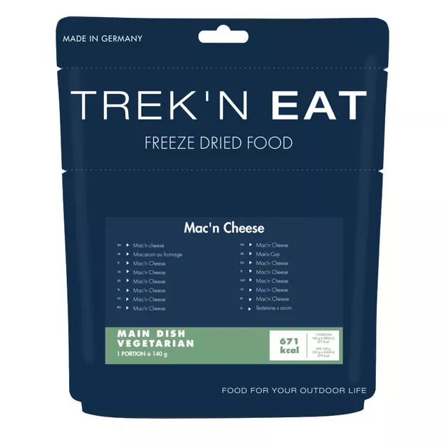 TREK'N EAT Mac'n Cheese 140 g / 420 g - Żywność liofilizowana