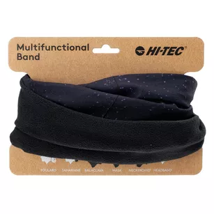 HI-TEC Rine - Galaxy Print/Anthracite - chusta wielofunkcyjna z polarem