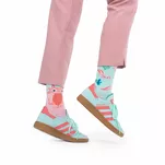 MANY MORNINGS - A lot of Axolotls - bawełniane kolorowe skarpetki - 2