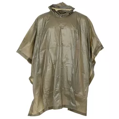 MFH - lekkie poncho / ponczo winylowe przeciwdeszczowe - 08210B - zielone
