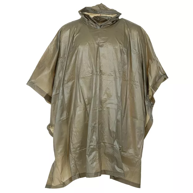 MFH - lekkie poncho / ponczo winylowe przeciwdeszczowe - 08210B - zielone