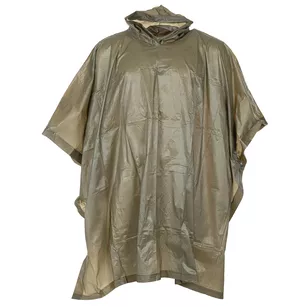 MFH - lekkie poncho / ponczo winylowe przeciwdeszczowe - 08210B - zielone